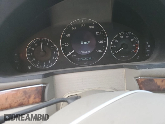 2004 Mercedes-Benz E 320 with VIN WDBUH65J64A428426, listed as a Copart auction lot 75079234 with 186,980 mi miles and Salvage Title. Bid and sale history available at DreamBid. Image 9.