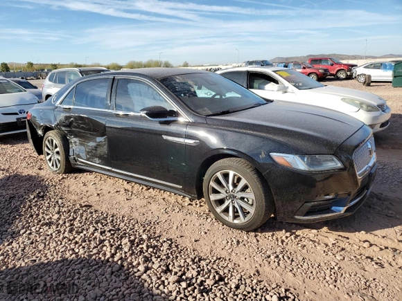2019 Lincoln Continental Livery with VIN 1LN6L9HK0K5613345, listed as a Copart auction lot 43526725 with 143,460 mi miles and Clean Title. Bid and sale history available at carsss.com. Image 4.