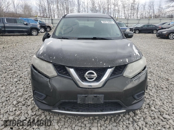 2015 Nissan Rogue SV with VIN KNMAT2MV6FP506851, listed as a Copart auction lot 52413405 with 114,631 mi miles and Clean Title. Bid and sale history available at carsss.com. Image 5.