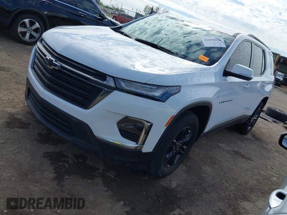 2023 Chevrolet Traverse LS with VIN 1GNERFKW0PJ311620, listed as a IAAI auction lot 41858376 with 27,536 mi miles and . Bid and sale history available at DreamBid. Image 19.