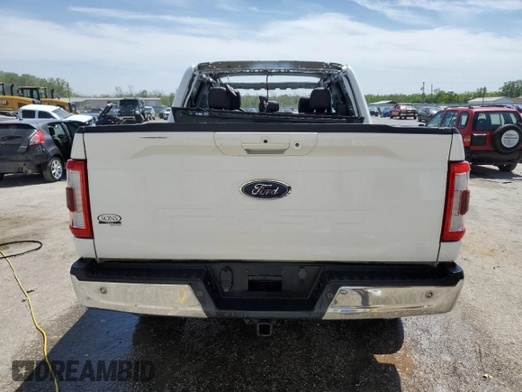 2021 Ford F-150 XL with VIN 1FTFW1E53MFB34474, listed as a Copart auction lot 51766635 with 65,671 mi miles and Salvage Title. Bid and sale history available at carsss.com. Image 6.