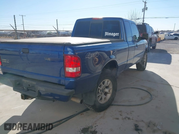 2007 Ford Ranger XLT with VIN 1FTZR45E07PA00865, listed as a IAAI auction lot 41392662 with 136,487 mi miles. Bid and sale history available at carsss.com. Image 4.