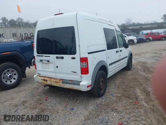 2013 Ford Transit Connect XLT with VIN NM0LS6BN6DT176619, listed as a IAAI auction lot 41844156 with 220,133 mi miles and . Bid and sale history available at DreamBid. Image 4.