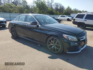 2016 Mercedes-Benz C 300 Luxury with VIN WDDWF4KBXGR121516, listed as a Copart auction lot 65587535 with 163,340 mi miles and Salvage title. Bid and sale history available at DreamBid. Image 4.