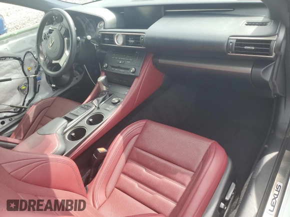 2015 Lexus RC 350 F Sport with VIN JTHHE5BC8F5000511, listed as a Copart auction lot 61220175 with 93,587 mi miles and Salvage title. Bid and sale history available at DreamBid. Image 8.
