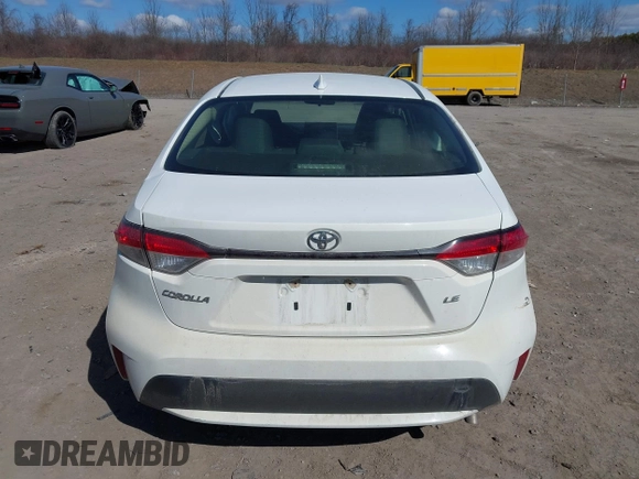 2020 Toyota Corolla LE with VIN JTDEPRAE6LJ080581, listed as a IAAI auction lot 41857698 with 103,901 mi miles. Bid and sale history available at carsss.com. Image 17.