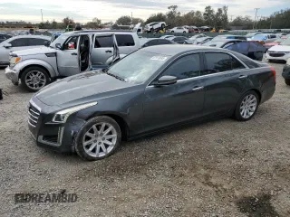 2016 Cadillac CTS RWD with VIN 1G6AP5SX2G0124470, listed as a Copart auction lot 87913695 with 81,272 mi miles and Salvage title. Bid and sale history available at DreamBid. Image 1.