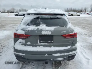 2021 Audi Q3 S line Premium Plus with VIN WA1EECF38M1085691, listed as a Copart auction lot 86403464 with 36,536 mi miles and Salvage Title. Bid and sale history available at carsss.com. Image 6.