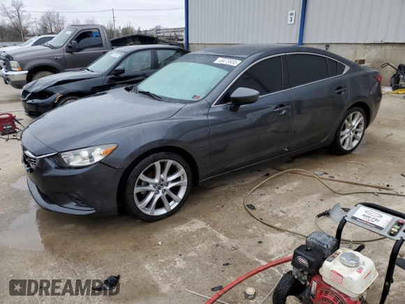 2014 Mazda 6 i Touring with VIN JM1GJ1V6XE1135521, listed as a Copart auction lot 48473935 with 127,376 mi miles and Salvage Title. Bid and sale history available at DreamBid. Image 1.