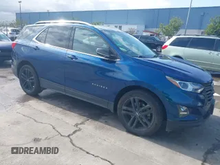 2020 Chevrolet Equinox LT with VIN 2GNAXLEX5L6210507, listed as a IAAI auction lot 41783368 with 113,804 mi miles. Bid and sale history available at carsss.com. Image 1.