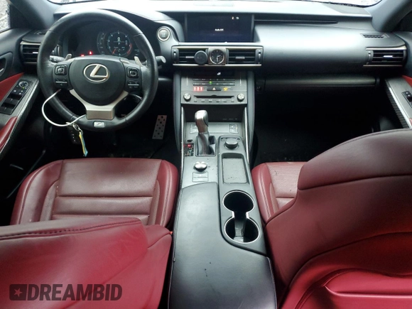 2019 Lexus IS 300 with VIN JTHC81D25K5036603, listed as a Copart auction lot 59990305 with 112,290 mi miles and Salvage title. Bid and sale history available at DreamBid. Image 8.