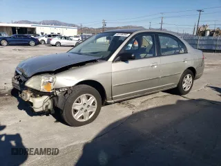 2003 Honda Civic LX z VIN 2HGES16583H529609, wystawiony jako Copart lot #46158265 z przebiegiem 183 929 mil mil oraz Szkoda całkowita • Salvage title. Historia ofert i sprzedaży dostępna na DreamBid. Obrazek 1.