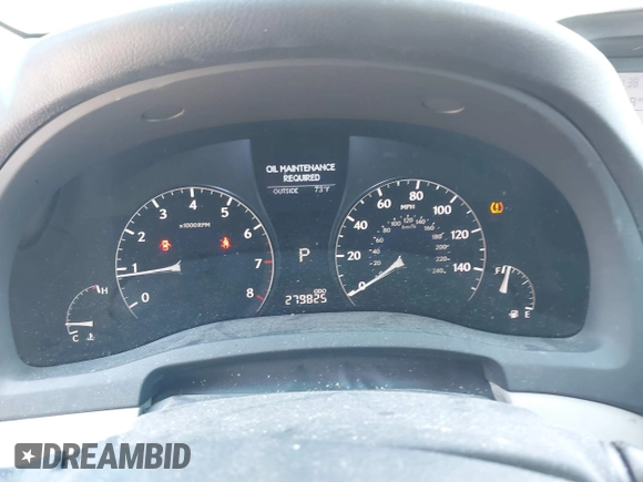 2010 Lexus RX 350 with VIN 2T2ZK1BA9AC009411, listed as a IAAI auction lot 42115838 with 279,825 mi miles and . Bid and sale history available at carsss.com. Image 7.