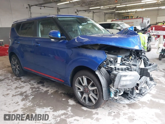 2021 Kia Soul Turbo with VIN KNDJ53AF2M7738986, listed as a IAAI auction lot 36603246 with 31,199 mi miles and . Bid and sale history available at DreamBid. Image 1.