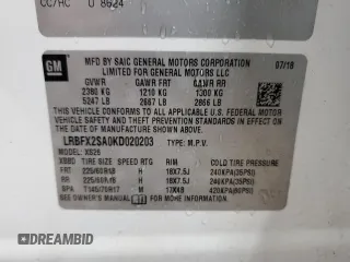 2019 Buick Envision Essence with VIN LRBFX2SA0KD020203, listed as a Copart auction lot 54196365 with 84,358 mi miles and Clean Title. Bid and sale history available at carsss.com. Image 13.