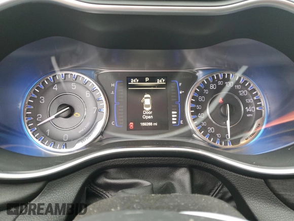 2016 Chrysler 200 Limited with VIN 1C3CCCAB6GN145115, listed as a Copart auction lot 43529315 with 169,268 mi miles and Salvage Title. Bid and sale history available at carsss.com. Image 9.