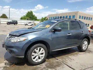 2013 Nissan Murano SV with VIN JN8AZ1MW3DW311069, listed as a Copart auction lot 58426465 with 152,999 mi miles and Salvage title. Bid and sale history available at DreamBid. Image 1.