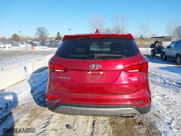 2017 Hyundai Santa Fe Sport 2.4L with VIN 5XYZTDLB6HG451412, listed as a IAAI auction lot 41628482 with NaN miles. Bid and sale history available at carsss.com. Image 17.