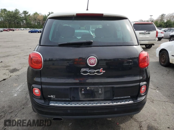 2015 FIAT 500L Lounge with VIN ZFBCFACH5FZ030024, listed as a Copart auction lot 54107425 with 126,689 mi miles and Clean Title. Bid and sale history available at DreamBid. Image 6.