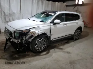 2023 Hyundai Santa Fe Limited z VIN KM8S7DA21PU097400, wystawiony jako Copart lot #86096794 z przebiegiem 11 024 mil mil oraz Szkoda całkowita • Salvage title. Historia ofert i sprzedaży dostępna na DreamBid. Obrazek 1.