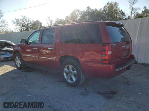 2013 Chevrolet Suburban LTZ with VIN 1GNSCKE09DR355763, listed as a Copart auction lot 87019024 with 135,748 mi miles and Salvage Title. Bid and sale history available at carsss.com. Image 2.