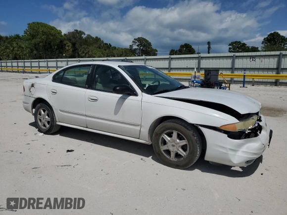 2004 Oldsmobile Alero GL1 with VIN 1G3NL52E44C203710, listed as a Copart auction lot 53755505 with 180,582 mi miles and Salvage Title. Bid and sale history available at DreamBid. Image 4.