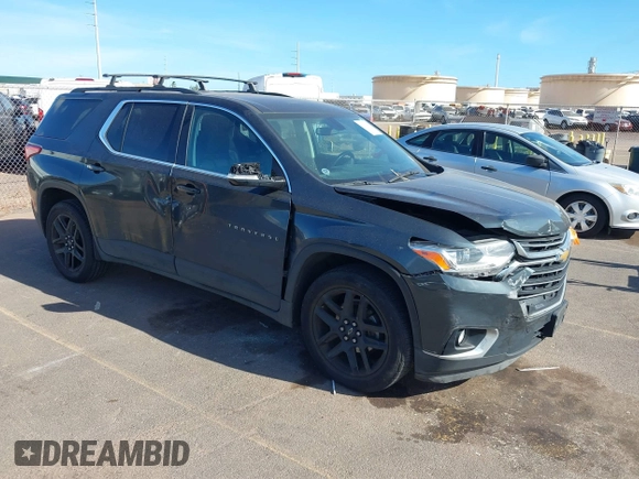 2019 Chevrolet Traverse LT Cloth with VIN 1GNERGKW4KJ221594, listed as a IAAI auction lot 40329306 with 66,052 mi miles and . Bid and sale history available at DreamBid. Image 1.