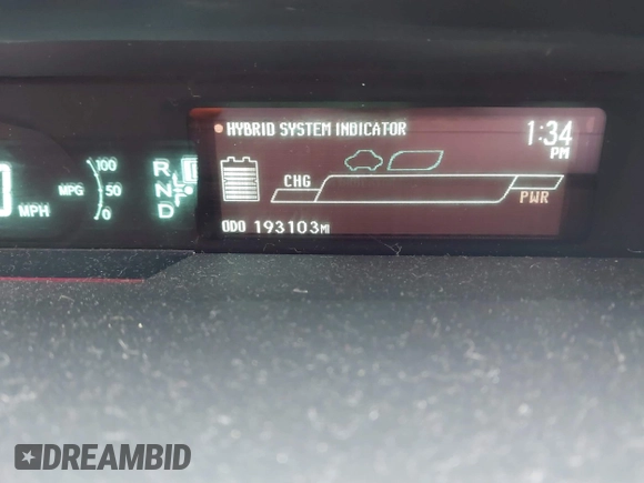 2013 Toyota Prius One with VIN JTDKN3DU4D5670233, listed as a IAAI auction lot 42065164 with 193,103 mi miles and . Bid and sale history available at DreamBid. Image 16.