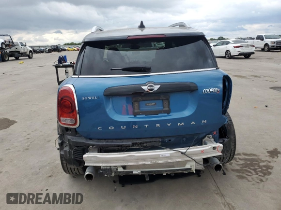 2018 MINI Countryman Cooper S with VIN WMZYT3C30J3E00533, listed as a Copart auction lot 70976664 with 39,469 mi miles and Salvage Title. Bid and sale history available at carsss.com. Image 6.