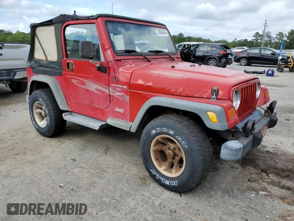 2001 Jeep Wrangler Sport with VIN 1J4FA49S71P336539, listed as a Copart auction lot 70908464 with 211,246 mi miles and Clean Title. Bid and sale history available at carsss.com. Image 4.