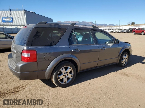 2005 Ford Freestyle Limited with VIN 1FMDK06165GA80393, listed as a Copart auction lot 83231824 with 163,667 mi miles and Salvage Title. Bid and sale history available at carsss.com. Image 3.