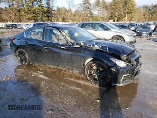 2021 Infiniti Q50 Signature Edition z VIN JN1EV7CRXMM755541, wystawiony jako Copart lot #42777605 z przebiegiem 47 436 mil mil oraz Szkoda całkowita • Salvage title. Historia ofert i sprzedaży dostępna na DreamBid. Obrazek 4.
