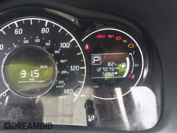 2016 Nissan Note SR with VIN 3N1CE2CP7GL397760, listed as a IAAI auction lot 41711959 with 127,075 mi miles and . Bid and sale history available at DreamBid. Image 7.