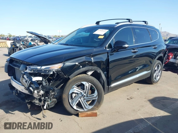 2023 Hyundai Santa Fe SEL with VIN 5NMS3DAJ6PH574739, listed as a IAAI auction lot 41968323 with 17,123 mi miles and . Bid and sale history available at DreamBid. Image 6.