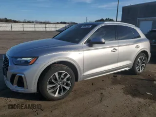 2022 Audi Q5 S line Premium Plus with VIN WA1EAAFY0N2109148, listed as a Copart auction lot 46597205 with 31,851 mi miles and Salvage Title. Bid and sale history available at carsss.com. Image 1.