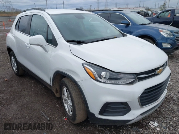 2017 Chevrolet Trax LT with VIN 3GNCJLSB9HL132562, listed as a IAAI auction lot 41851318 with 123,600 mi miles and . Bid and sale history available at DreamBid. Image 1.