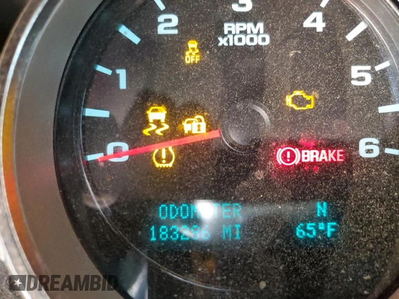 2013 Chevrolet Silverado 1500 LT with VIN 3GCPCSE03DG167965, listed as a Copart auction lot 49262055 with 183,286 mi miles and Salvage Title. Bid and sale history available at DreamBid. Image 9.