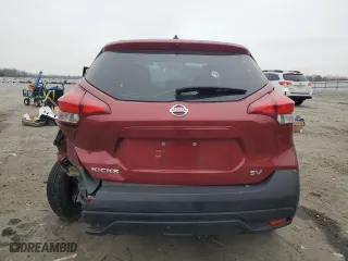 2018 Nissan Kicks SV with VIN 3N1CP5CU6JL542439, listed as a Copart auction lot 48777755 with 128,906 mi miles and Salvage Title. Bid and sale history available at carsss.com. Image 6.