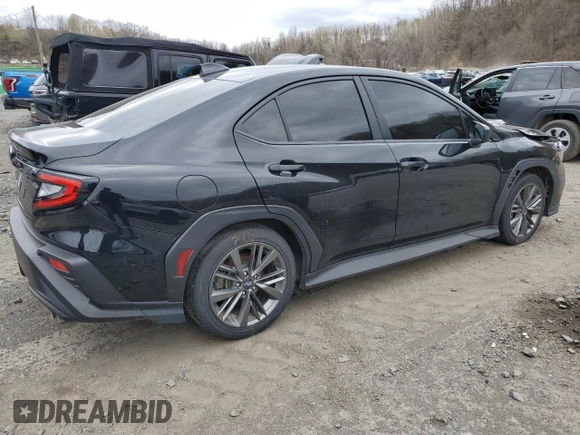 2023 Subaru WRX z VIN JF1VBAA65P9823639, wystawiony jako Copart lot #53605205 z przebiegiem 21 990 mil mil oraz Szkoda całkowita • Salvage title. Historia ofert i sprzedaży dostępna na DreamBid. Obrazek 3.