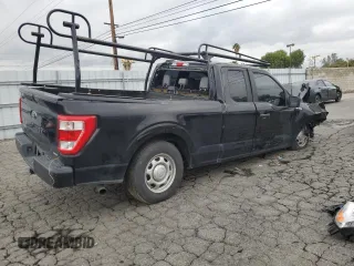 2022 Ford F-150 XL z VIN 1FTEX1C81NKD24854, wystawiony jako Copart lot #55755525 z przebiegiem 87 072 mil mil oraz Szkoda całkowita • Salvage title. Historia ofert i sprzedaży dostępna na DreamBid. Obrazek 3.
