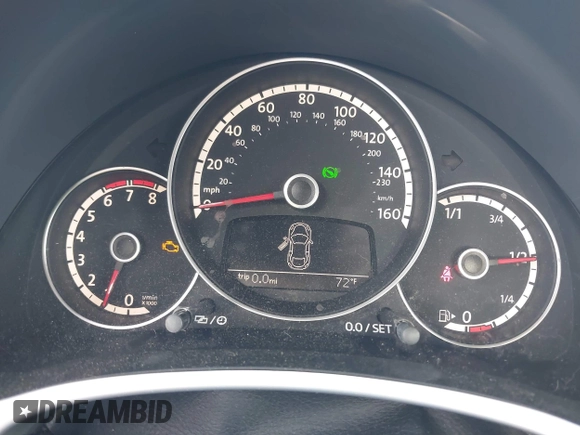 2013 Volkswagen Beetle 2.5L with VIN 3VWJP7AT1DM608370, listed as a IAAI auction lot 42088900 with Not Provided miles and . Bid and sale history available at DreamBid. Image 7.