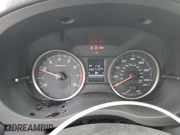 2016 Subaru Crosstrek Premium с VIN JF2GPABC4G9339049, выставлен на аукционе Copart как лот 46598695 с пробегом 92 745 миль миль и Списание • Salvage title. История ставок и продаж доступна на DreamBid. Изображение 9.