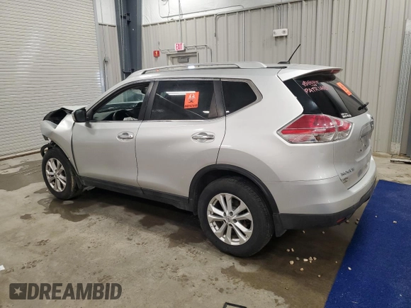 2015 Nissan Rogue SV with VIN 5N1AT2MK3FC896185, listed as a Copart auction lot 47220165 with 0 mi miles and Clean Title. Bid and sale history available at carsss.com. Image 2.