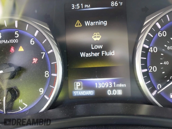2014 Infiniti Q50 Sport with VIN JN1BV7ARXEM690925, listed as a IAAI auction lot 42163630 with 130,931 mi miles and . Bid and sale history available at carsss.com. Image 15.