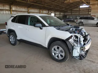 2024 Toyota RAV4 LE with VIN 2T3F1RFV6RW471268, listed as a Copart auction lot 60220465 with 18,457 mi miles and Salvage title. Bid and sale history available at DreamBid. Image 4.