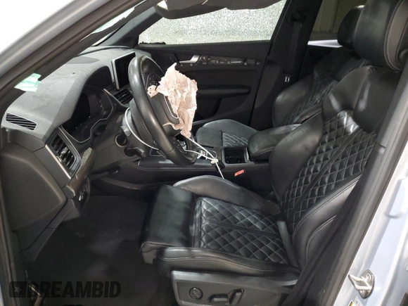 2018 Audi SQ5 Premium Plus with VIN WA1A4AFY7J2151817, listed as a Copart auction lot 80998964 with 51,759 mi miles and Salvage Title. Bid and sale history available at DreamBid. Image 7.