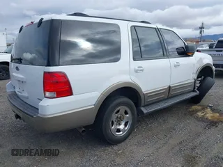 2003 Ford Expedition Eddie Bauer with VIN 1FMFU17L63LB20341, listed as a IAAI auction lot 41656630 with 169,488 mi miles. Bid and sale history available at carsss.com. Image 4.