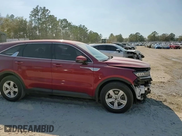 2023 Kia Sorento LX with VIN 5XYRG4LC0PG218413, listed as a Copart auction lot 50606205 with 15,587 mi miles and Non Repairable. Bid and sale history available at DreamBid. Image 15.