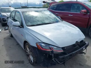 2019 Volkswagen GTI S z VIN 3VW5T7AU8KM038287, wystawiony jako IAAI lot #42189424 z przebiegiem 62 098 mil mil oraz . Historia ofert i sprzedaży dostępna na DreamBid. Obrazek 1.