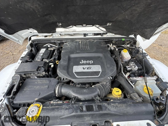2018 Jeep Wrangler JK Unlimited Sahara with VIN 1C4BJWEG5JL914484, listed as a Copart auction lot 77793454 with 165,944 mi miles and Non Repairable. Bid and sale history available at carsss.com. Image 7.